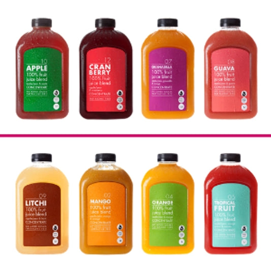 6 Litre - 100% Juice Concentrate (NO ADDED SUGAR) (11 DIFFERENT FLAVOURS)
